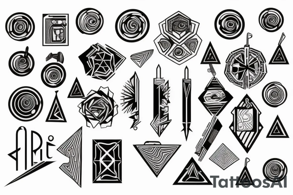 electrical ciruits tattoo idea