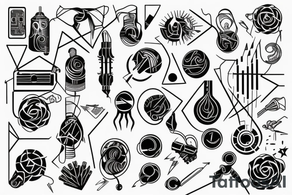 electrical ciruits tattoo idea