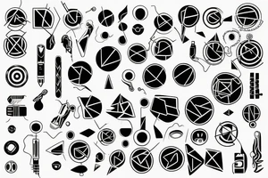 electrical ciruits tattoo idea