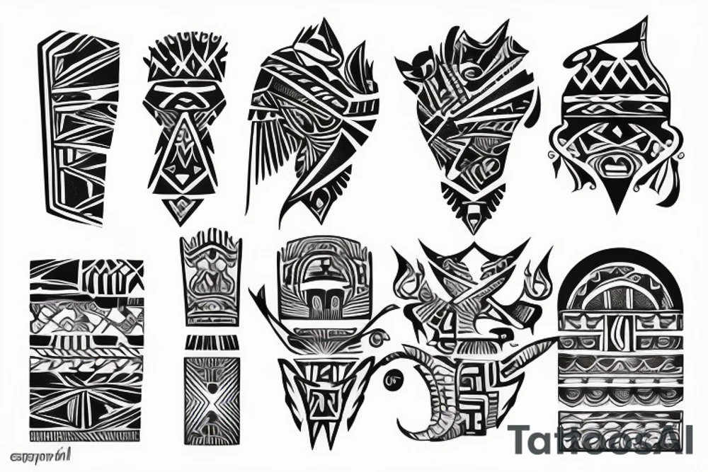 Argentina tribal tattoo idea