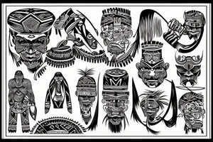 Argentina tribal tattoo idea