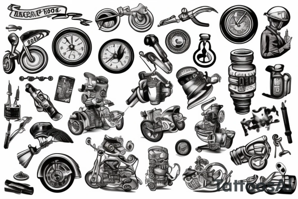 Mechanic tattoo idea