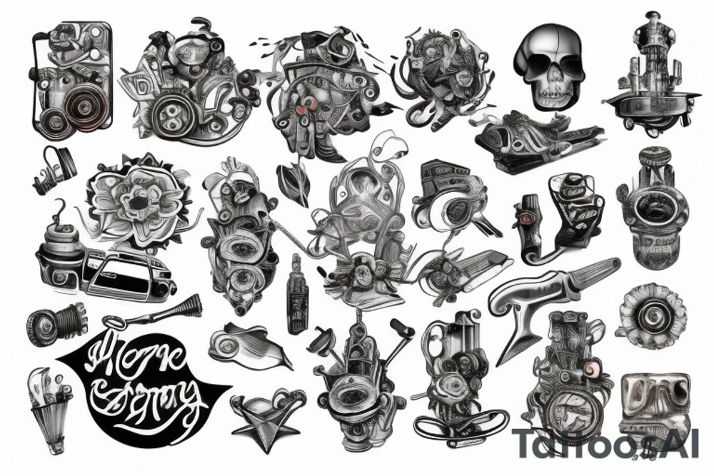 Mechanic tattoo idea