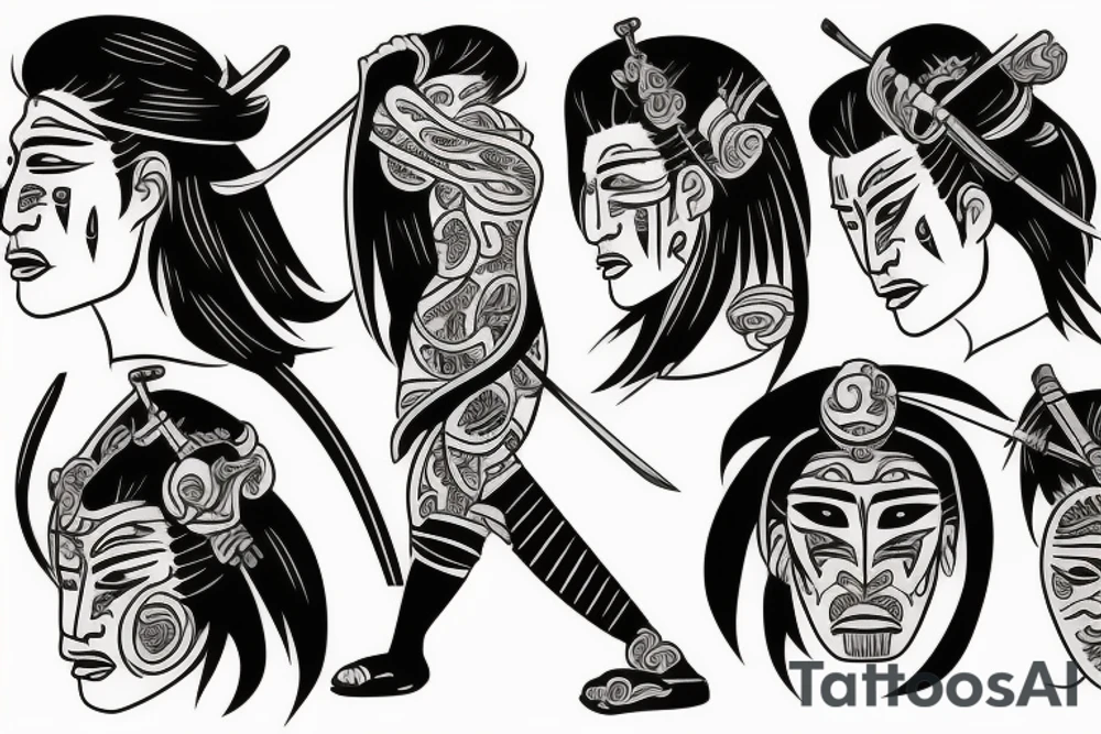 samurai tattoo idea