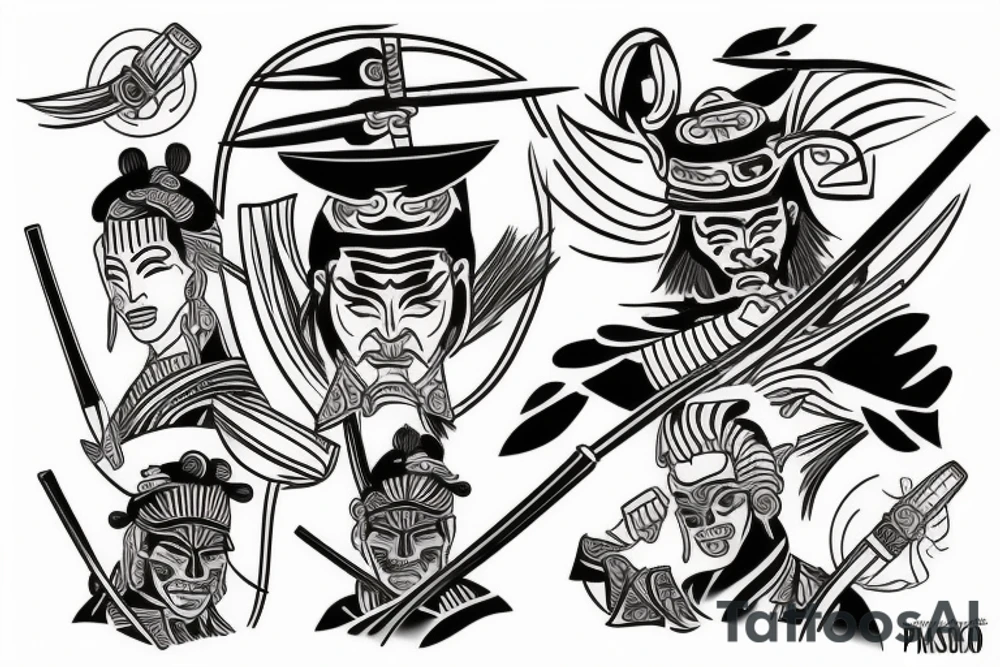samurai tattoo idea
