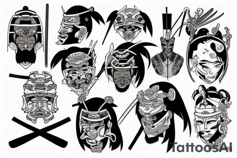 samurai tattoo idea