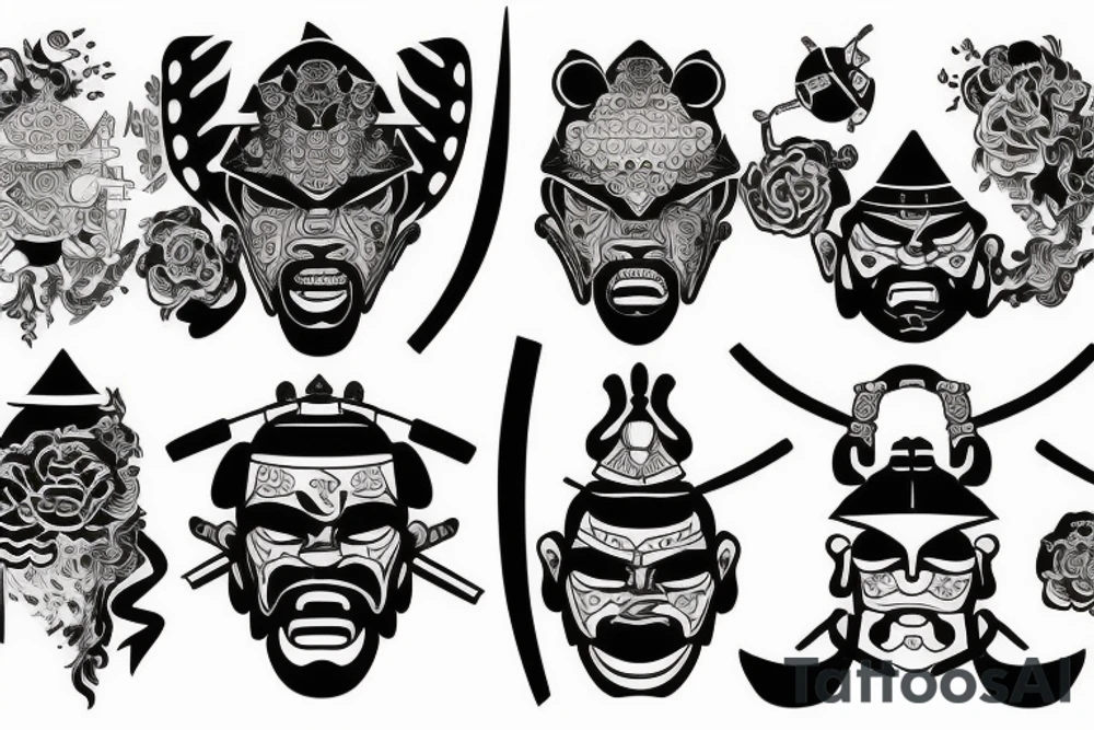 Samurai tattoo idea