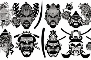 Samurai tattoo idea