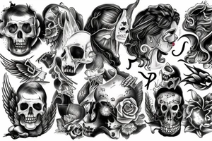 Heaven and Hell tattoo idea