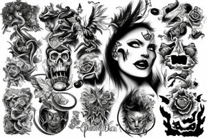 Heaven and Hell tattoo idea