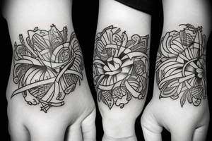 little tattoos in old school style tattoo idea