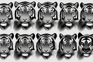 Moving tiger tattoo tattoo idea