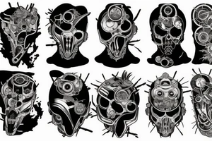 Cyberpunk tattoo design tattoo idea