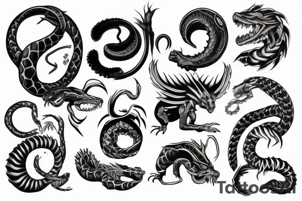 Ouroboros tattoo idea