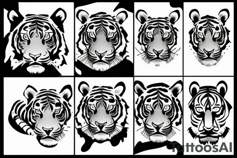 tiger tattoo idea