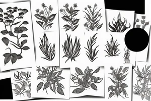 chill plant tattoo idea