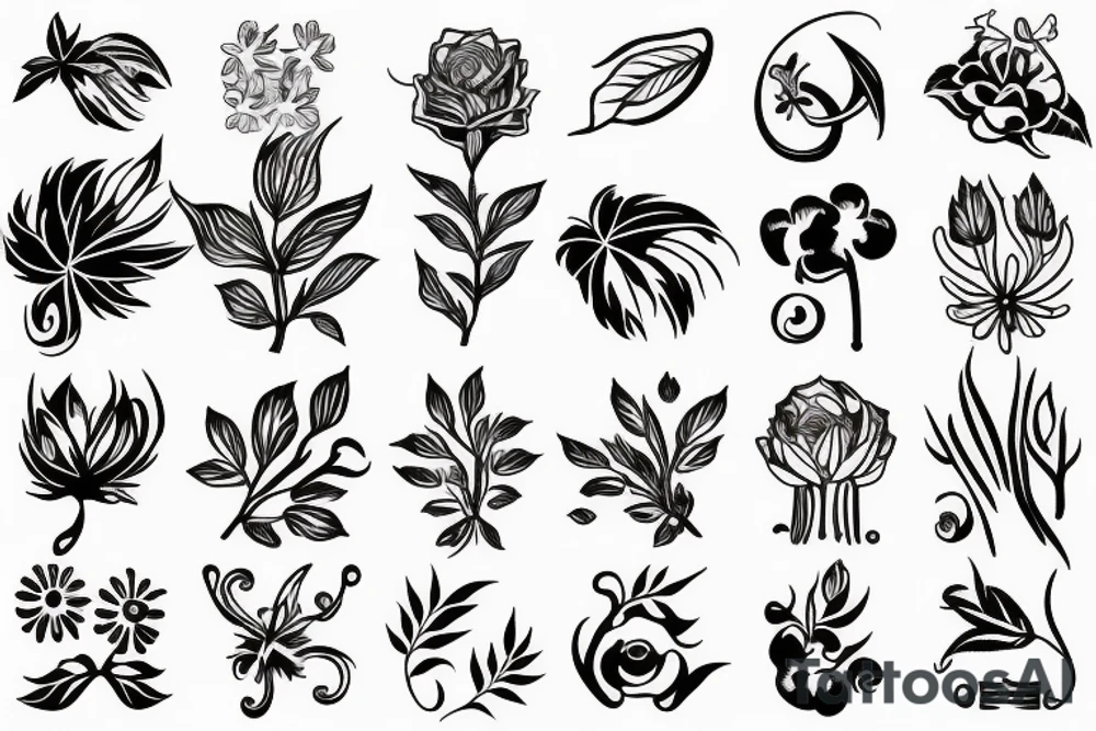 cast iron plant tattoo tattoo idea