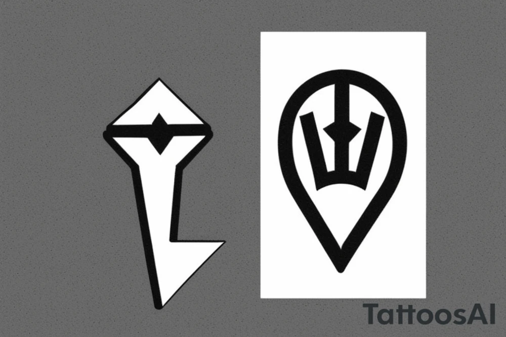 arrow pointing to destination tattoo idea