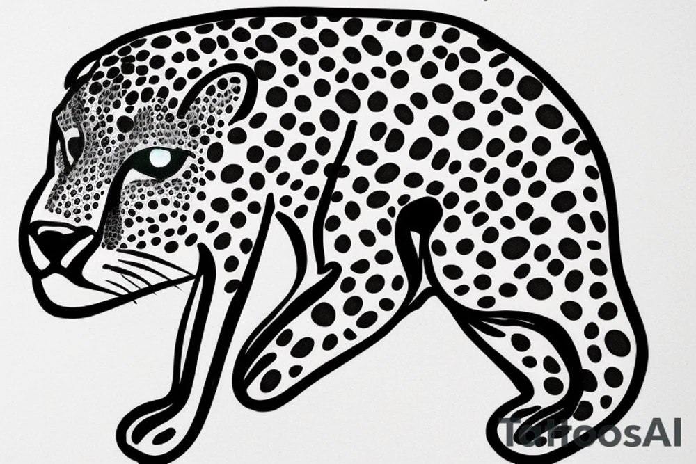 cheetah tattoo idea