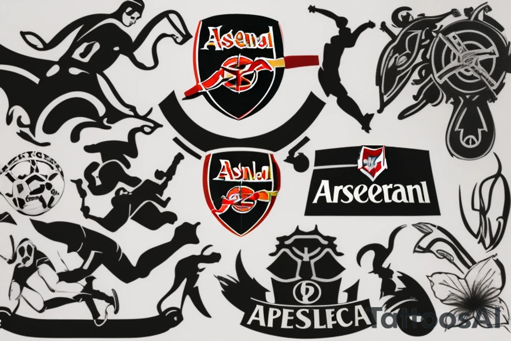 arsenal fc tattoo idea