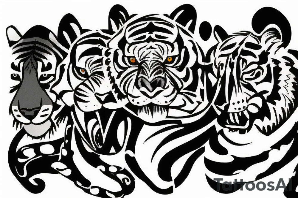 tiger tattoo idea