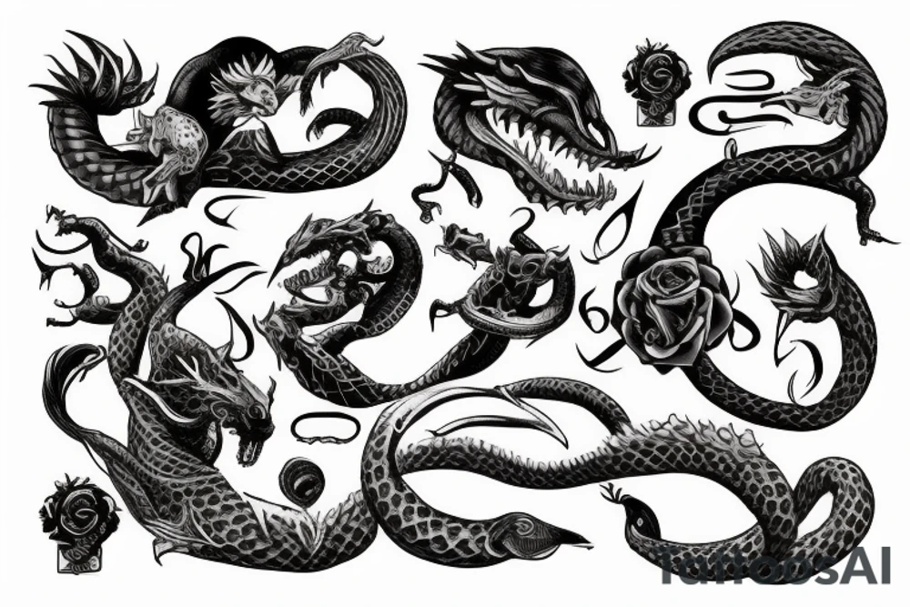 ouroboros tattoo idea