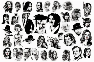 1970s, Hollywood, Quentin Tarantino tattoo idea