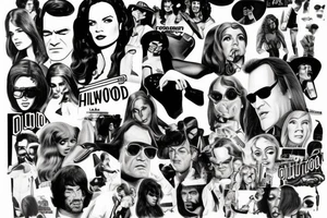 1970s, Hollywood, Quentin Tarantino movie tattoo idea