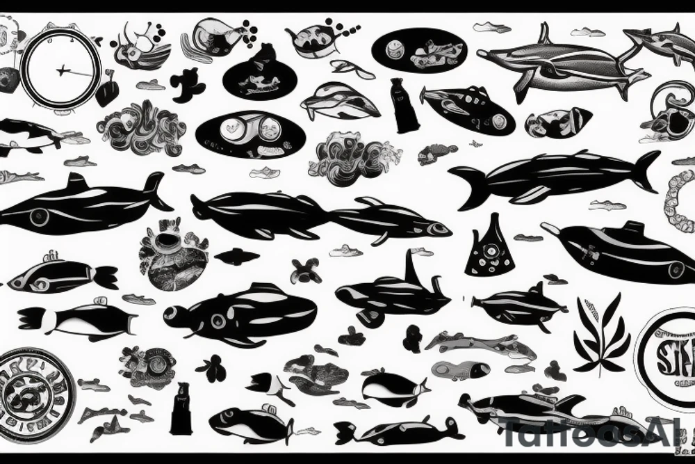 Submarine tattoo idea