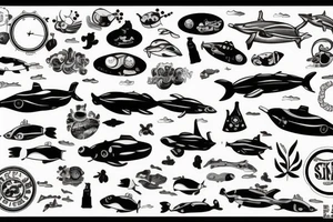 Submarine tattoo idea