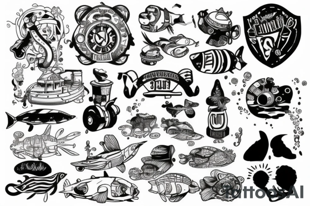 Submarine tattoo idea