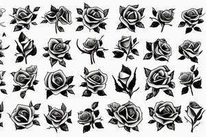 a rose growing from ashes tattoo idea