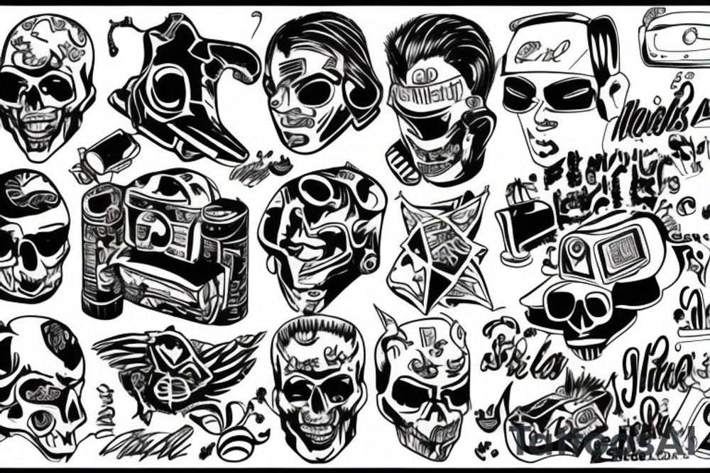 90s theme tattoo idea
