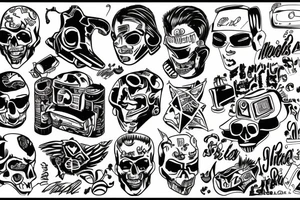 90s theme tattoo idea