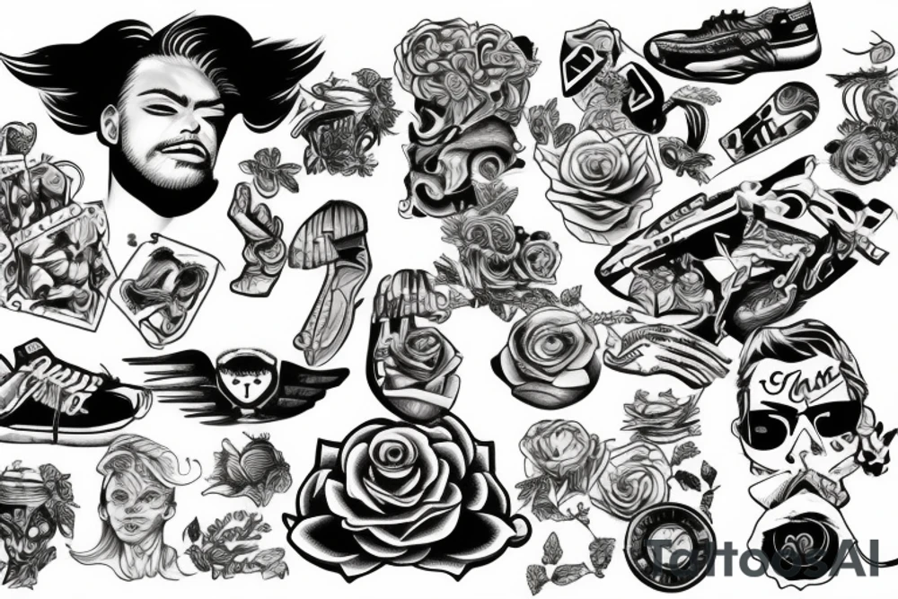90s theme tattoo idea