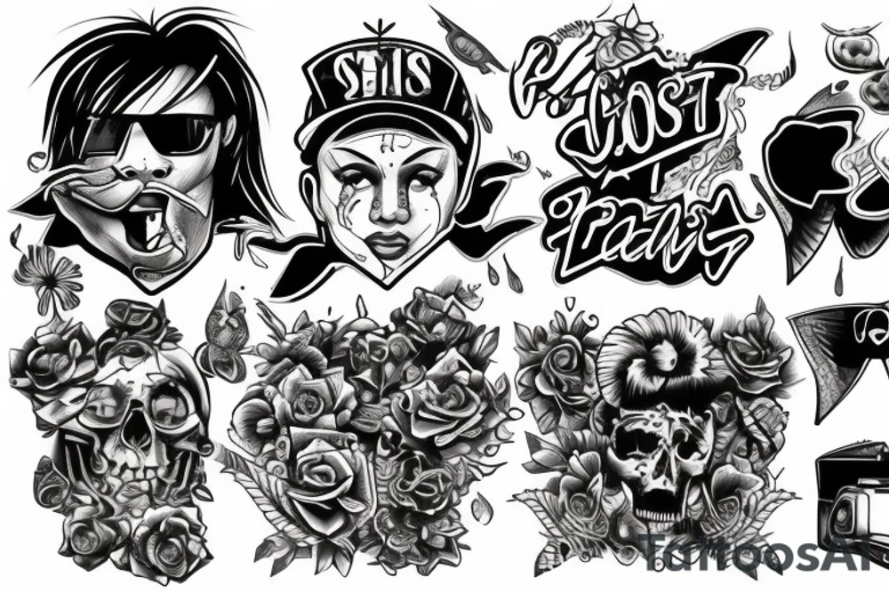 90s theme tattoo idea