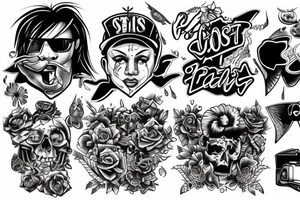 90s theme tattoo idea
