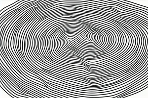 Silhouette of a wave in one single and continuous line. Only one single line. tattoo idea