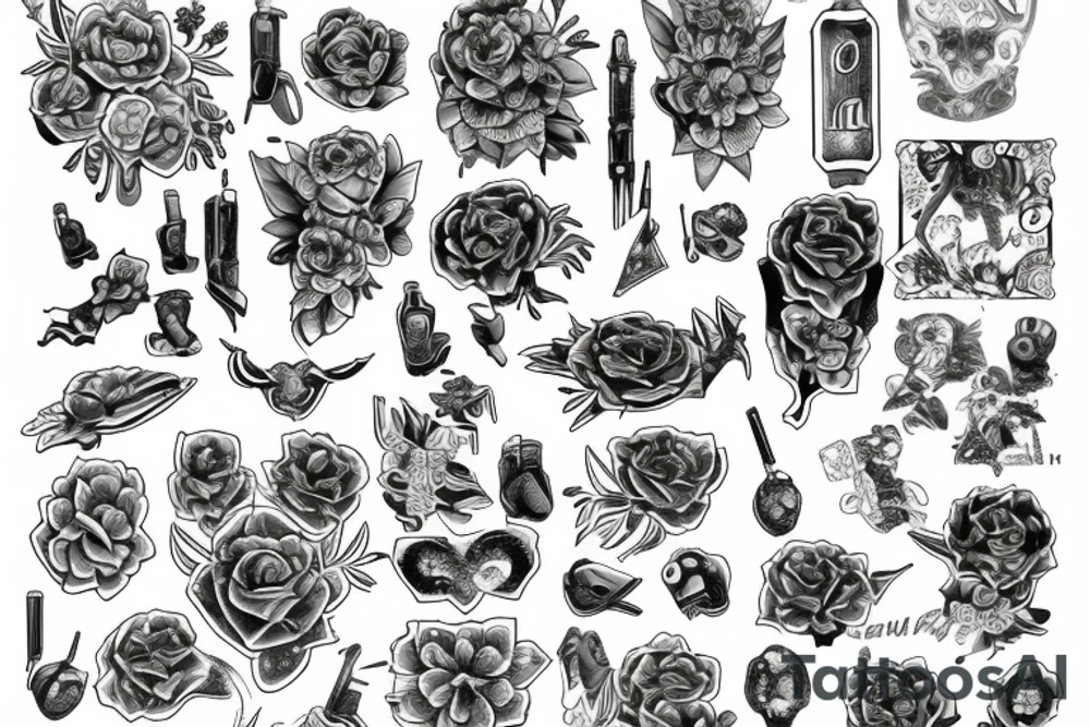 Larkspur tattoo idea