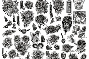 Larkspur tattoo idea