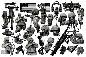 US Army tattoo idea