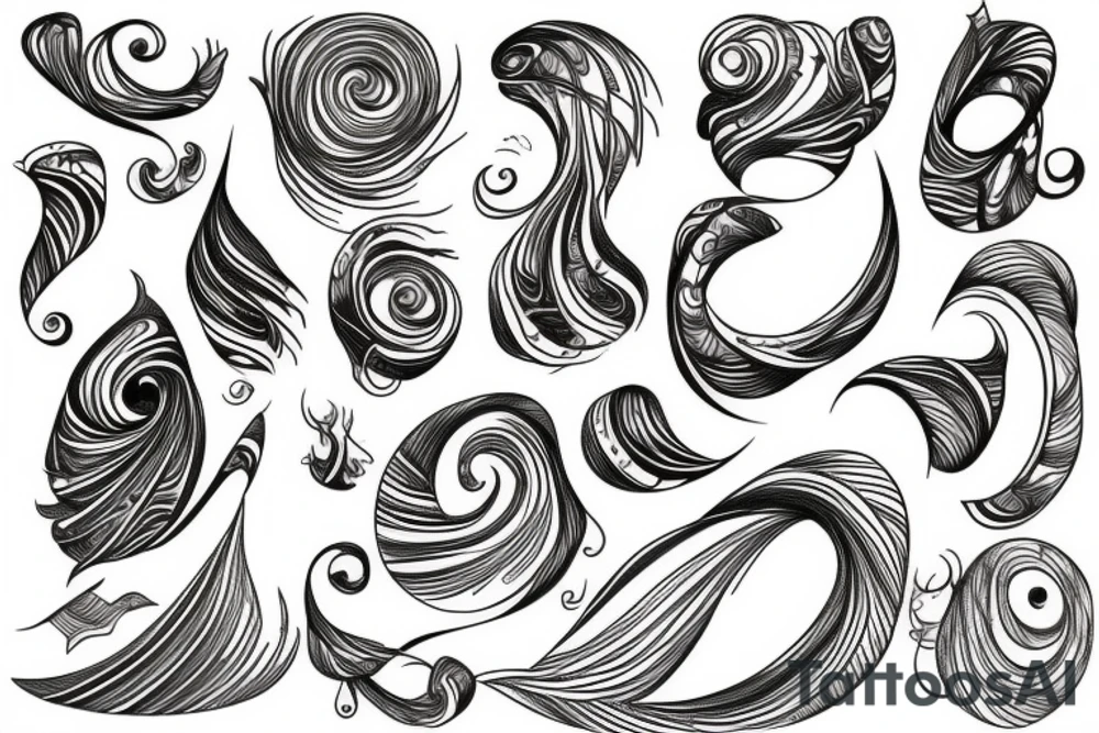 swirl tattoo idea