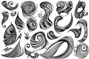 swirl tattoo idea