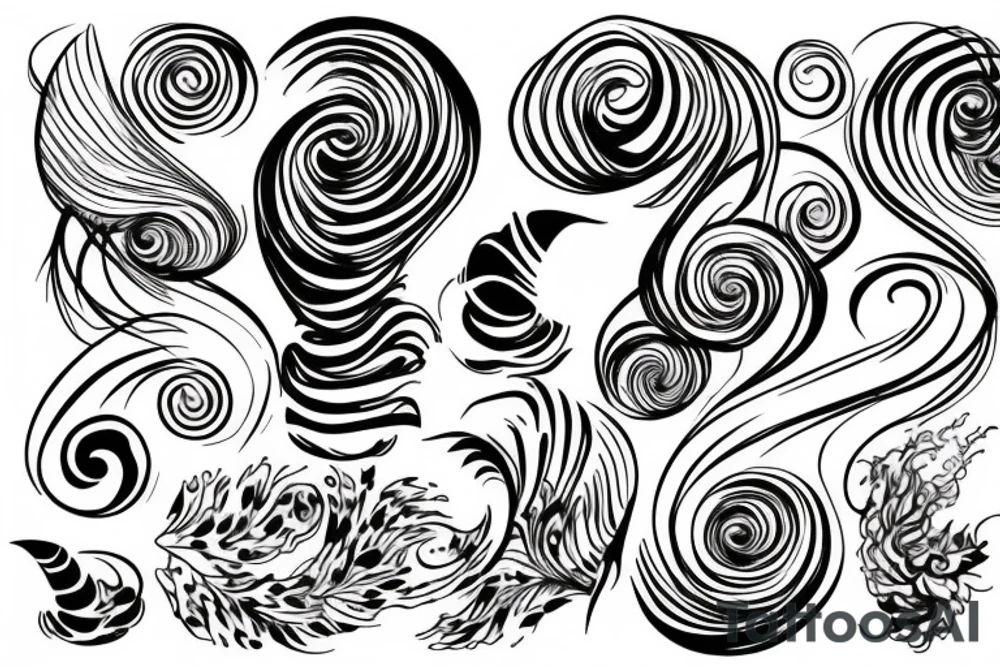 swirl tattoo idea