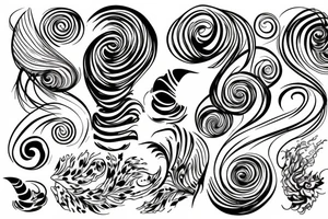 swirl tattoo idea