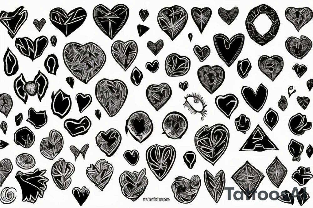 heart with thorns tattoo idea