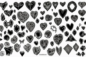 heart with thorns tattoo idea