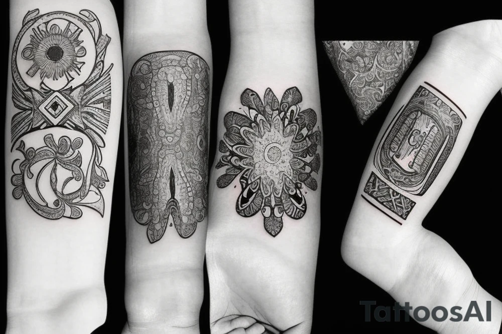 bracelet tattoo idea