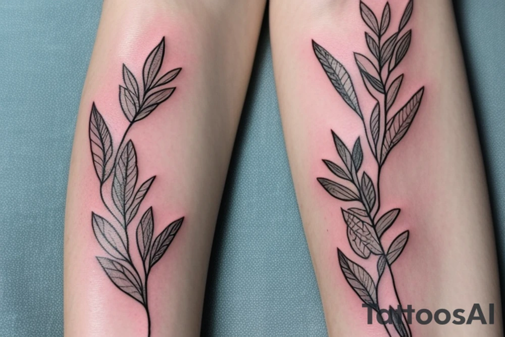 delicate wildflowers and leaves
, and they have long stems to create a realistic effect. very dainty but detailed and botanical. Not loud or overdone. elegantly placed to wrap a woman's features. create a scene that depicts pollinating tattoo idea