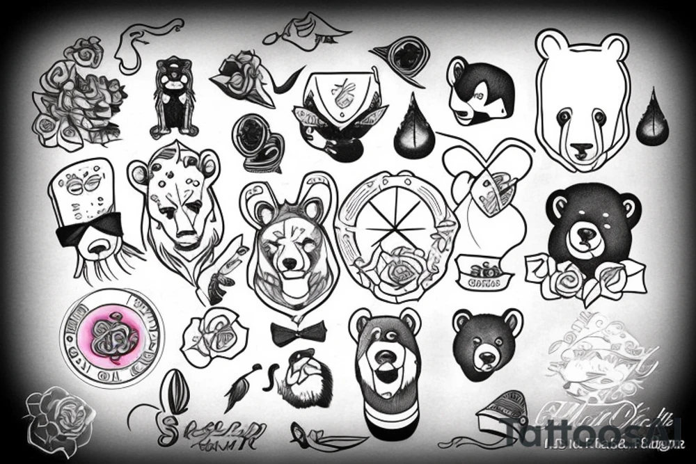 bear tattoo idea